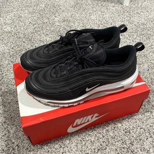 Mens Nike Air Max 97 Black/White Size 12